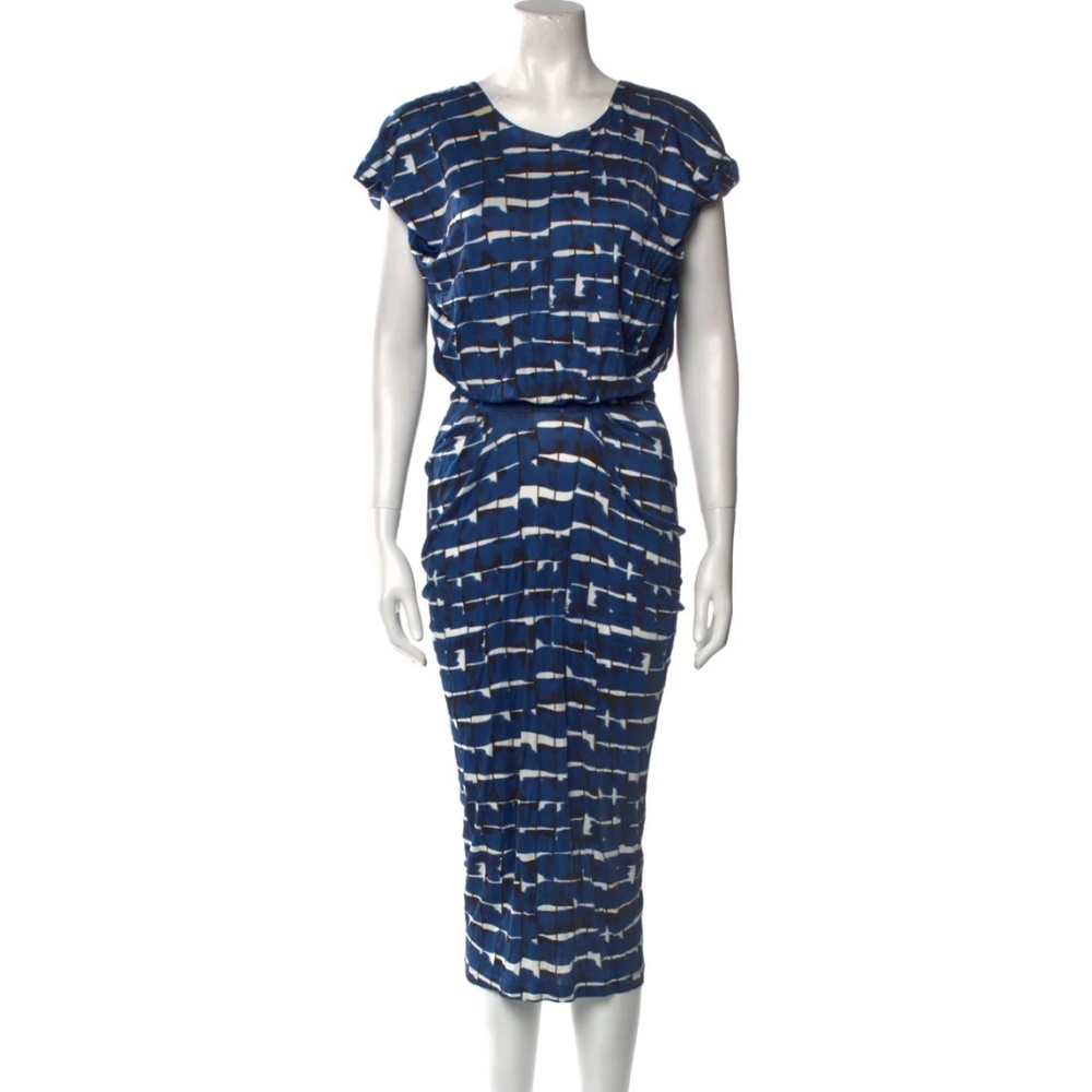 Saloni midi dress - jersey material